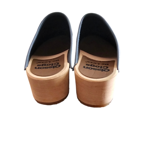 Gray suede Olsson Clogs de Luxe - Picture 5 of 5